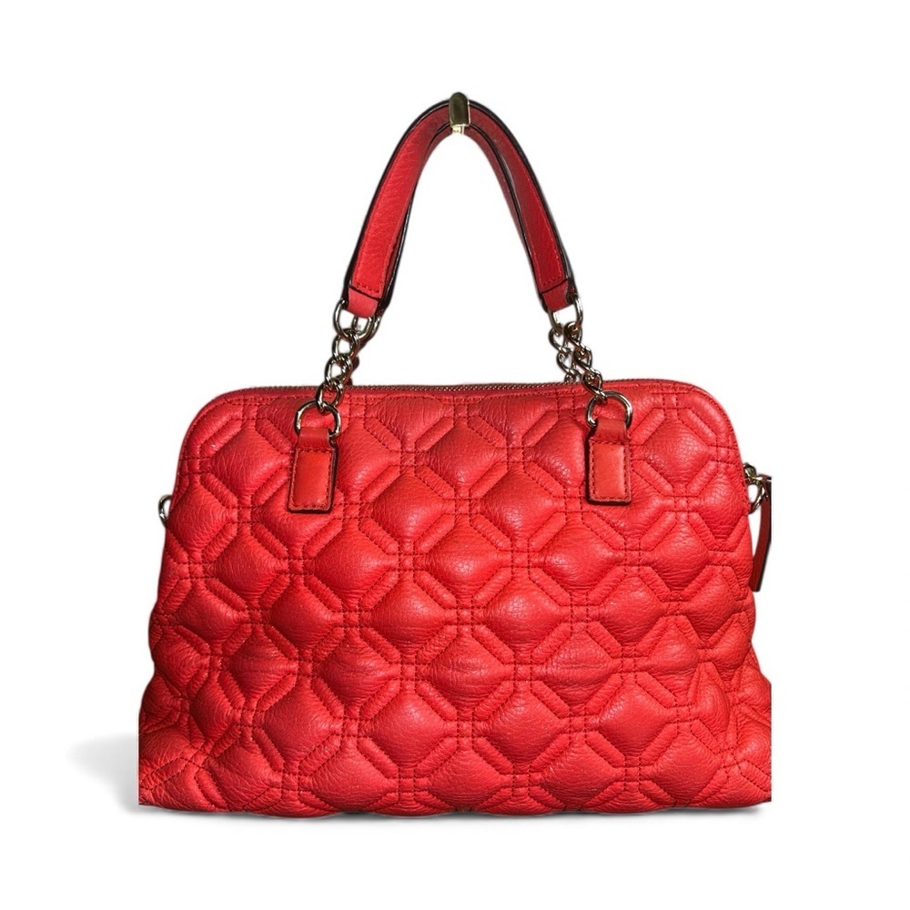 ♠️Kate Spade Rachelle Astor Court quilted convertible red bag - Picture 2 of 12